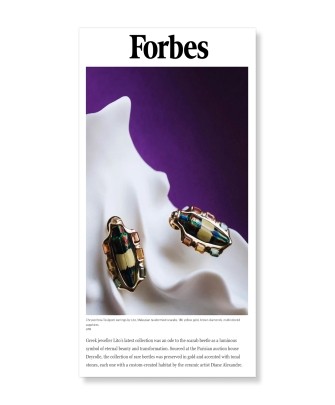 Lito's earrings in Forbes magazine